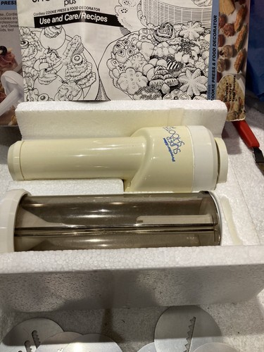 Super Shooter Plus By Proctor Silex Cookie Canape Candy Maker Press Used IN BOX - Picture 11 of 13