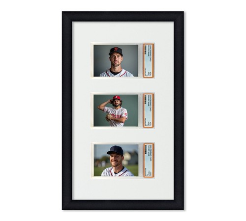 PSA Graded Card Frame Display Holds (3) Slabs Baseball, UV Protection (optional) - Bild 10 von 11