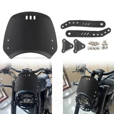 6"~8" Motorcycle Windshield Windscreen Kit For Harley Touring Street Glide Honda
