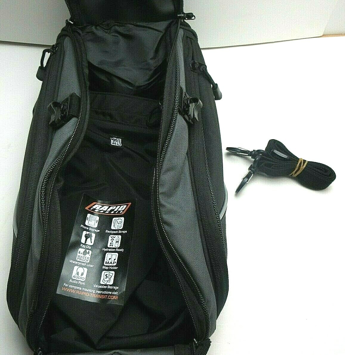 rapid transit motorcycle tank bag
