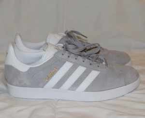 adidas gazelle light grey womens