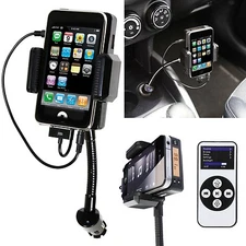 360 All In One Hands Free FM/MP3 Kit FM Transmitter Car Charger + Remote Control