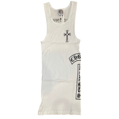 Buy Chrome Hearts Swarovski Rhinestone White Rib Tank Top Medium RARE BNWT  Online at Lowest Price in Ubuy Russia. 284487829077