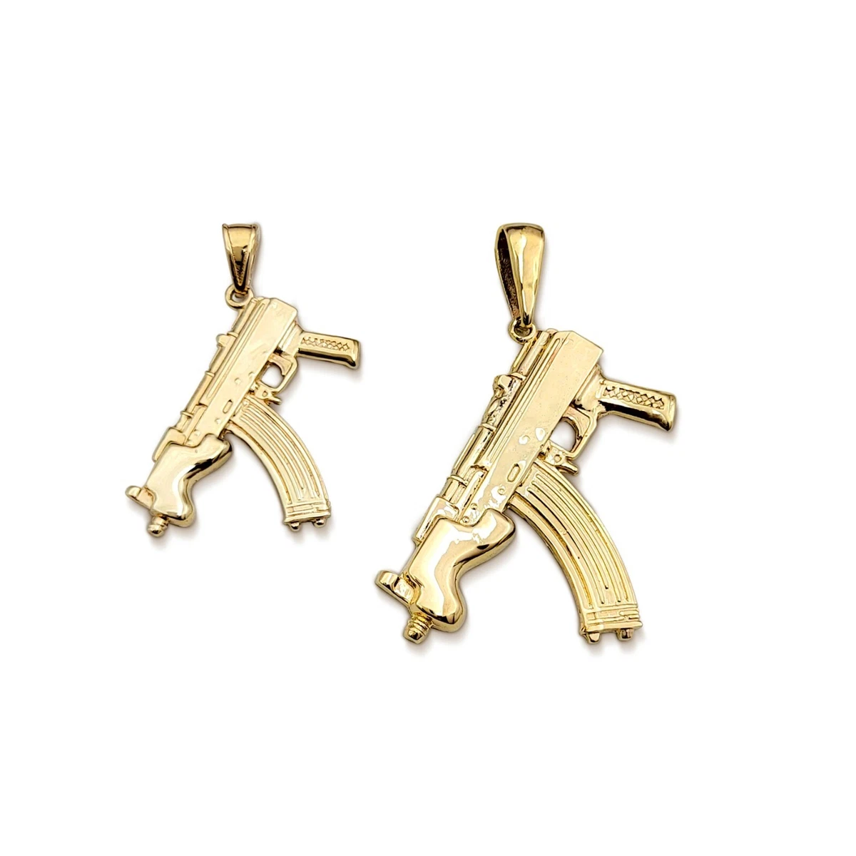 Gold gun hotsell earrings