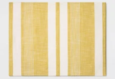 19"x14" Woven Stripe Placemat Yellow - Project 62