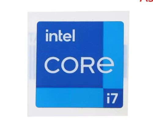 3x Intel Core i7 11 12 Gen Desktop / Laptop sticker label Logo Decal - Picture 2 of 2