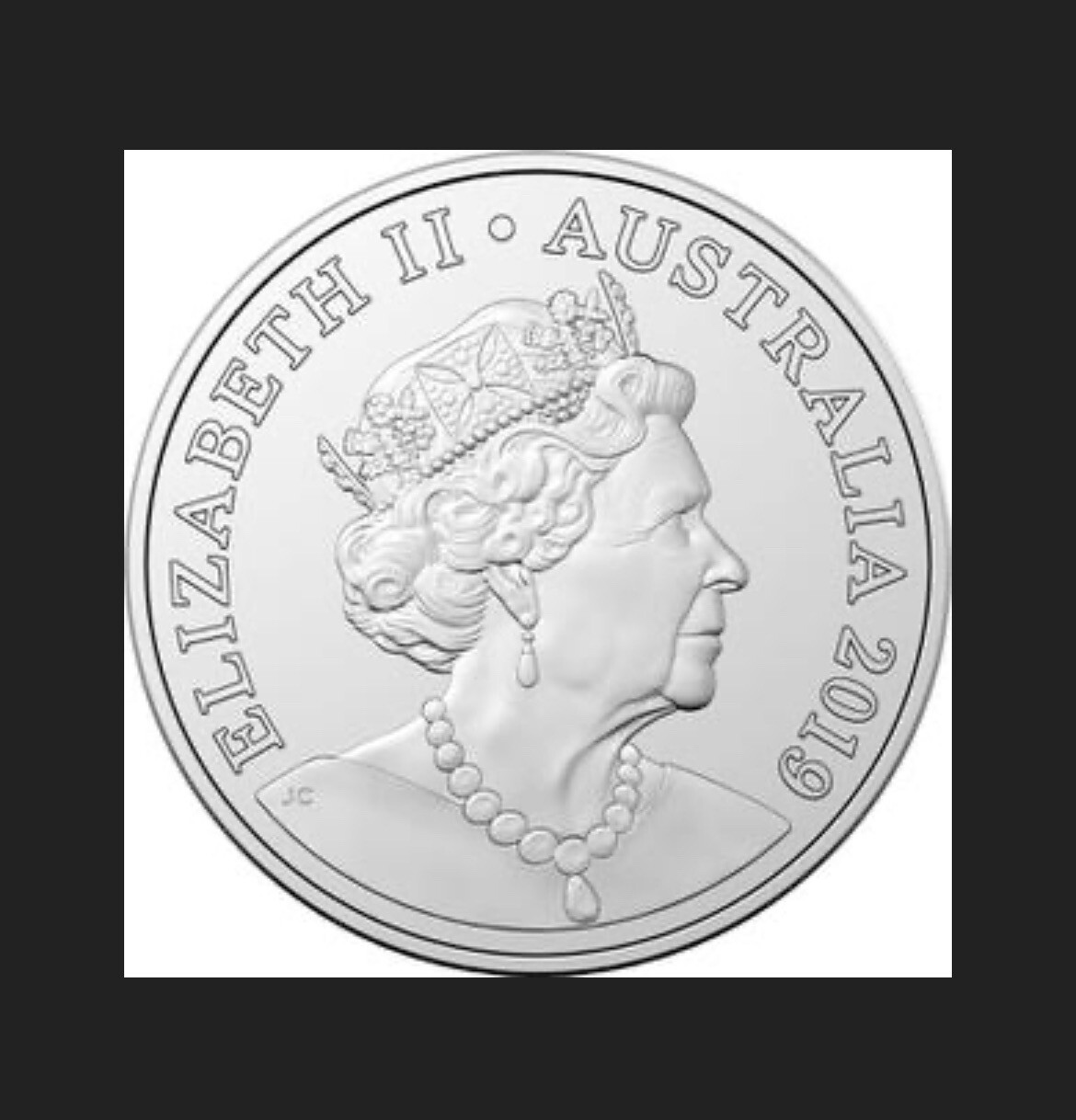 2019 20 CENT "JC EFFIGY" COIN CIRCULATED++LOW MINTAGE+ GREAT PRICE