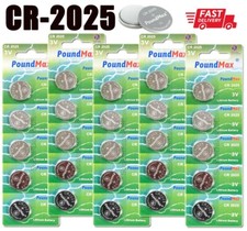 CR2025 2025 DL2025 3V Lithium Coin Button Battery For Watches Key Fobs Remotes