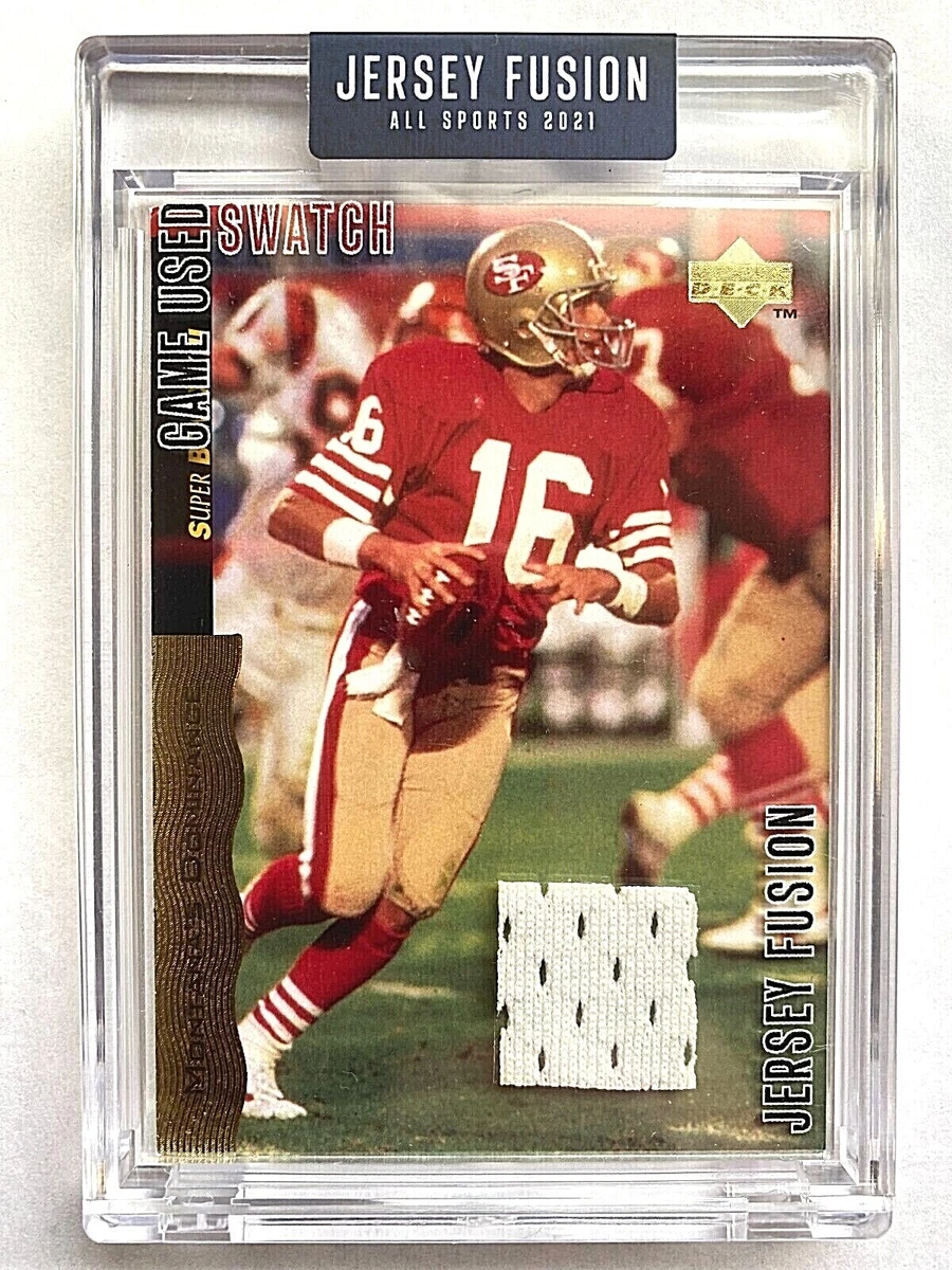 Joe montana jersey card top
