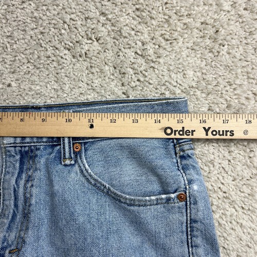 Pantalones Cortos de Jean Levis 505 Para Hombre 30 Azul Denim Pantalones Cortos Sueltos Años 90 Y2K Grunge Usados - Imagen 5 de 10