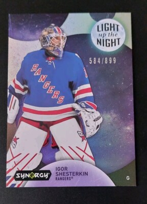 2022-23 Upper Deck Synergy Igor Shesterkin Light Up The Night Card #LN-IS.  /899