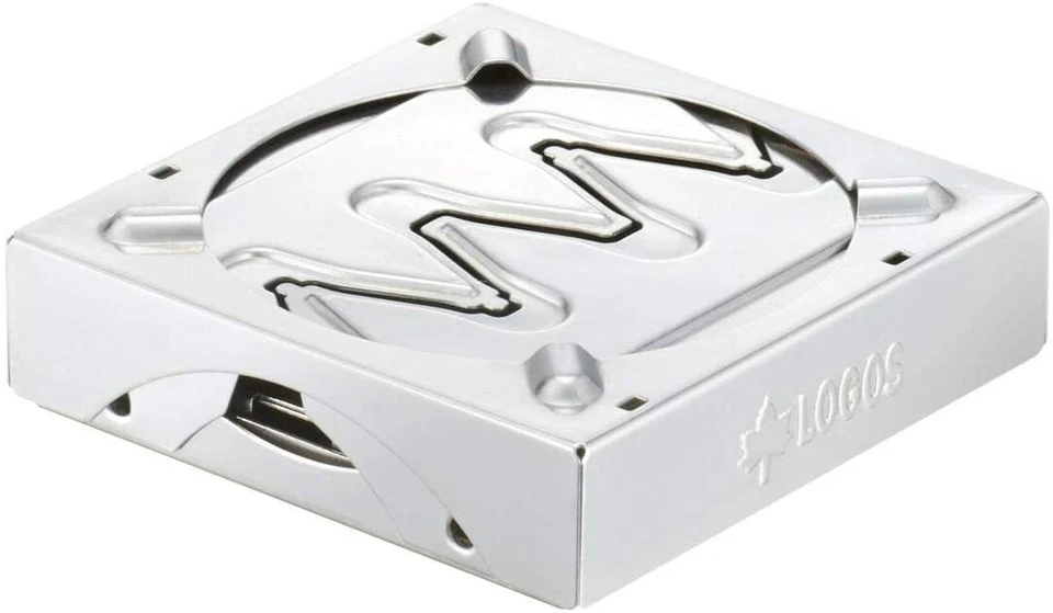 Ultra-small Outdoor Stove grill Mini KAMADO Solo camp stainless 230g LOGOS  - Image 4 of 4