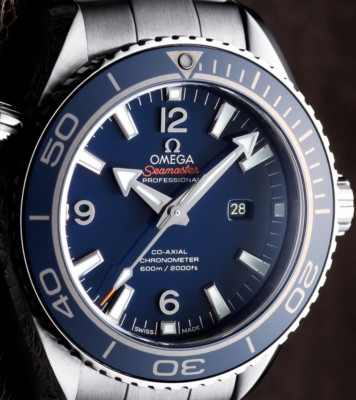 OMEGA SEAMASTER PLANET OCEAN BLUE TITANIUM 232.90.38.20.03.001 NEW BOX PAPERS