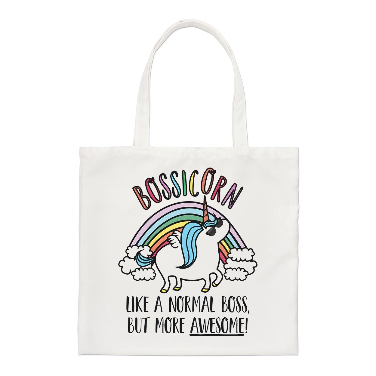 Bossicorn Unicorn Like A Normal Boss Awesome Regular Tote Bag Lady Best Shopper