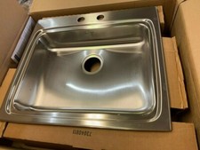 Elkay Lustertone Classic Stainless Steel 25" x 22" x 5", LRAD2522502