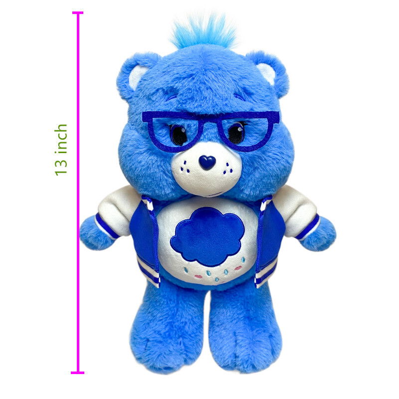 13'' Official Care Bear College Grumpy Bear Plush Soft Stuffed Animal For Kids
