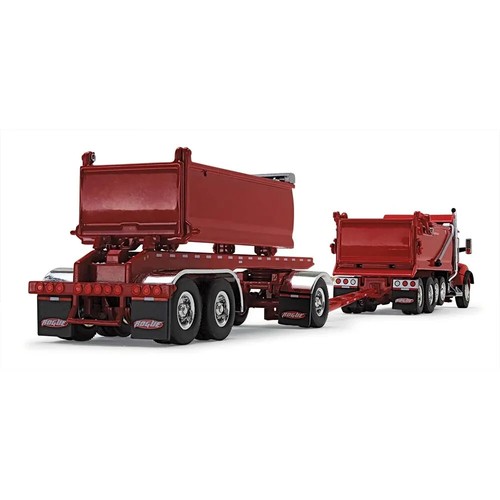 First Gear 1/64 scale Kenworth T880 Rogue Dump & Rogue Transfer Dump Viper Red - Picture 2 of 5