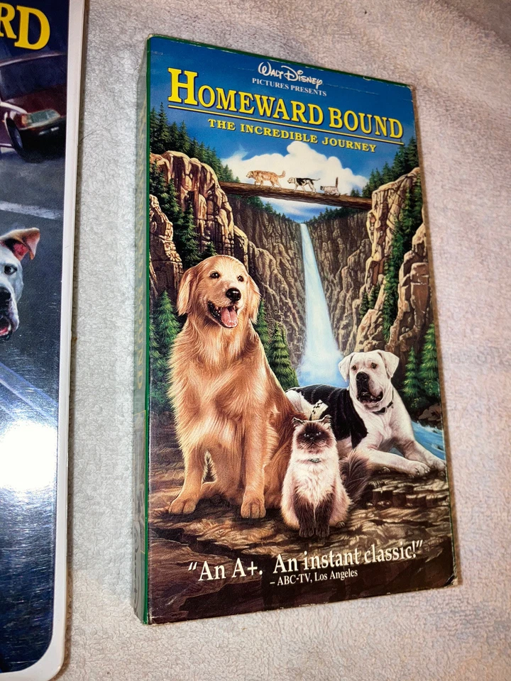 Homeward Bound The Incredible Journey + Homeward Bound II VHS Lot - Tape Tested — 第 2/4 张图片