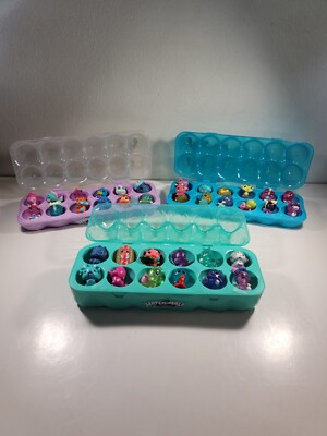 Hatchimals Colleggtibles 3- 12Pack Egg Carton Assorted Animals Lot