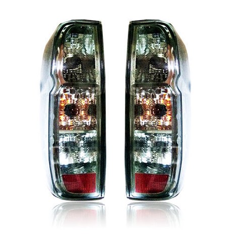 ROXX Black Smoke Tail Lights For 1998-2004 Nissan Frontier – Pair LH & RH Direct Replacement