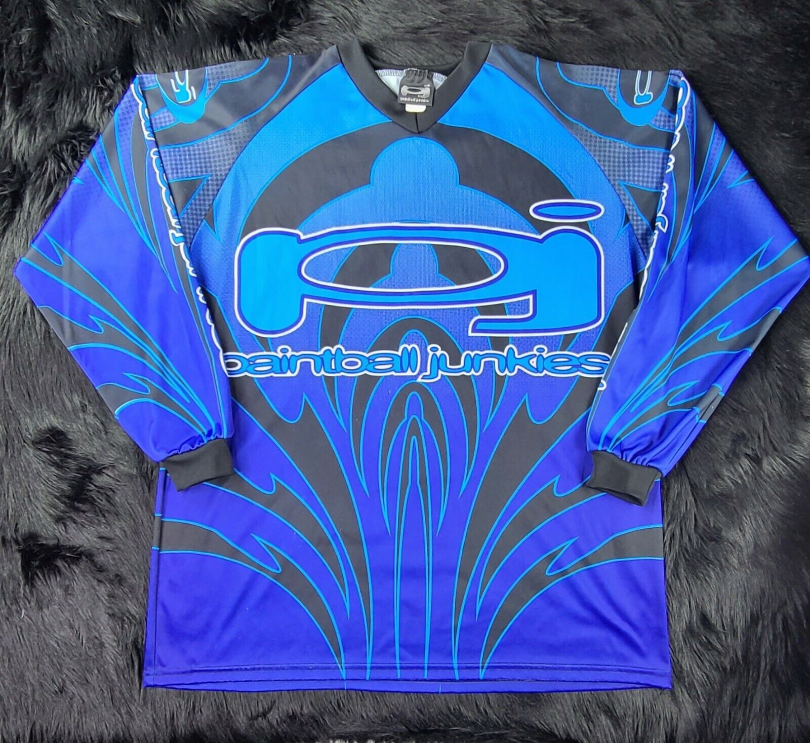 VTG Paintball Junkies Long Sleeve Menapos;s XL Mail order Outlet ☆ Free Shipping SZ Vintage Shirt
