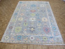 10 x 13'10 Hand Knotted Gray Modern Oushak Oriental Rug G13857