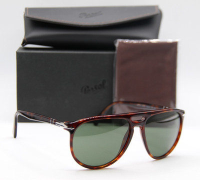 NEW PERSOL P 3311-S 24/31 HAVANA SILVER AUTHENTIC FRAMES SUNGLASSES 55-15