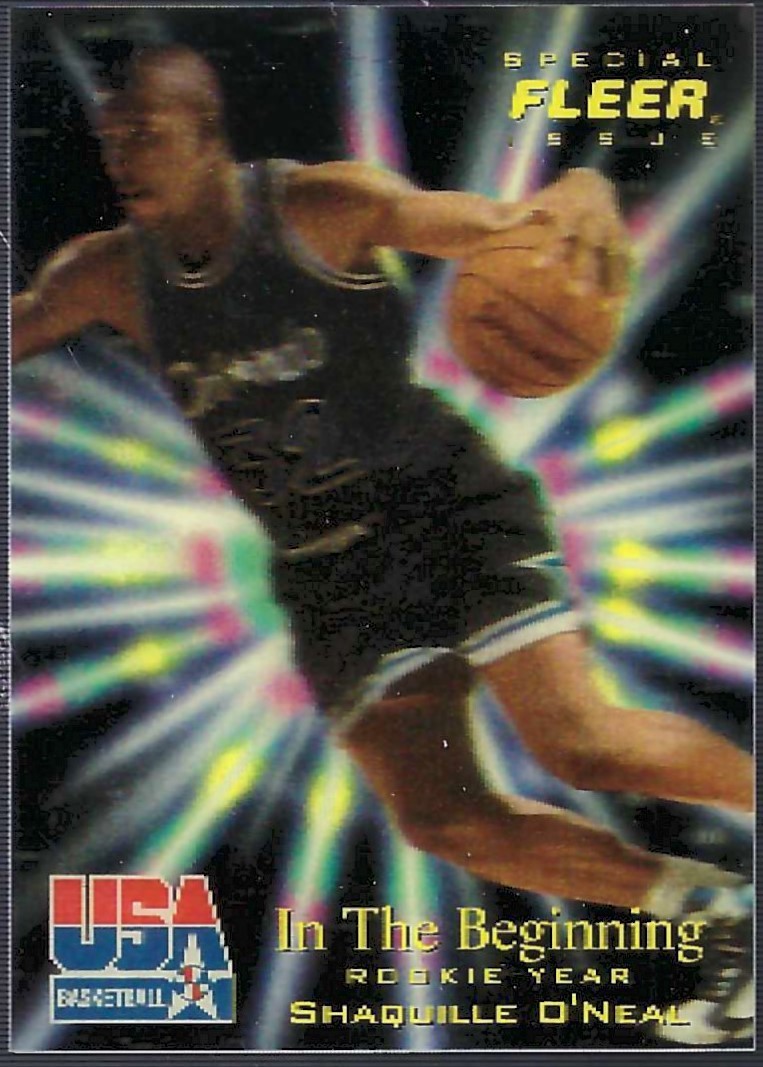 1996 Fleer USA Heroes #6 Shaquille O'Neal