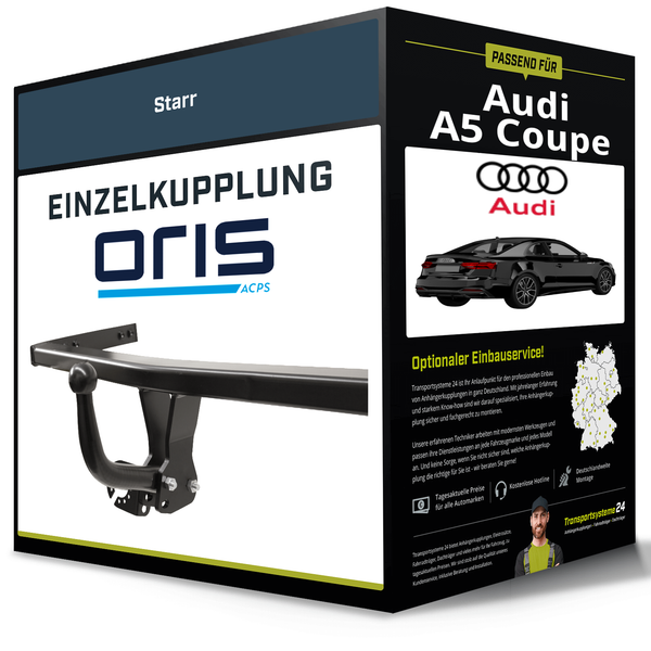 Starre AnhäNgerkupplung für Audi A5 Coupe 06.2016-Jetzt Typ F53/ F5P Oris NEU-image