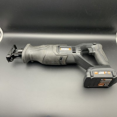WORX WX500L 20V Power Share Cordless Reciprocating Saw Used With Battery