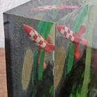 Acrylic Lucite Art Square Prizm Sculpture 6" Rocket Art Paperweight  Rare Vtg — photo 9