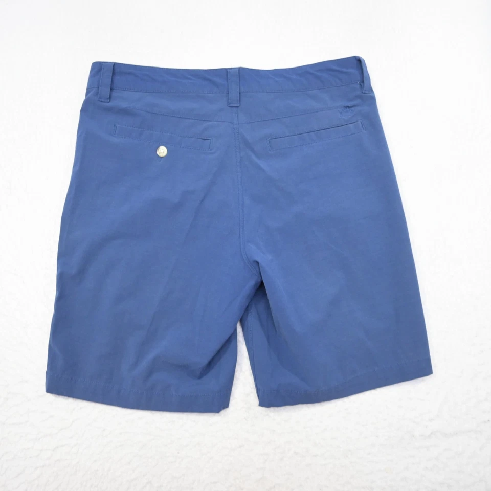 Шорты-чино Southern Tide SkipJack синие хлопчатобумажные эластичные плоские мужские размер 32 x 9 дюймов - Изображение 4 из 4