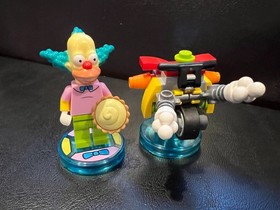 Lego Dimensions Krusty with Pie and Clown Bike ~ The Simpsons Fun Pack #71227