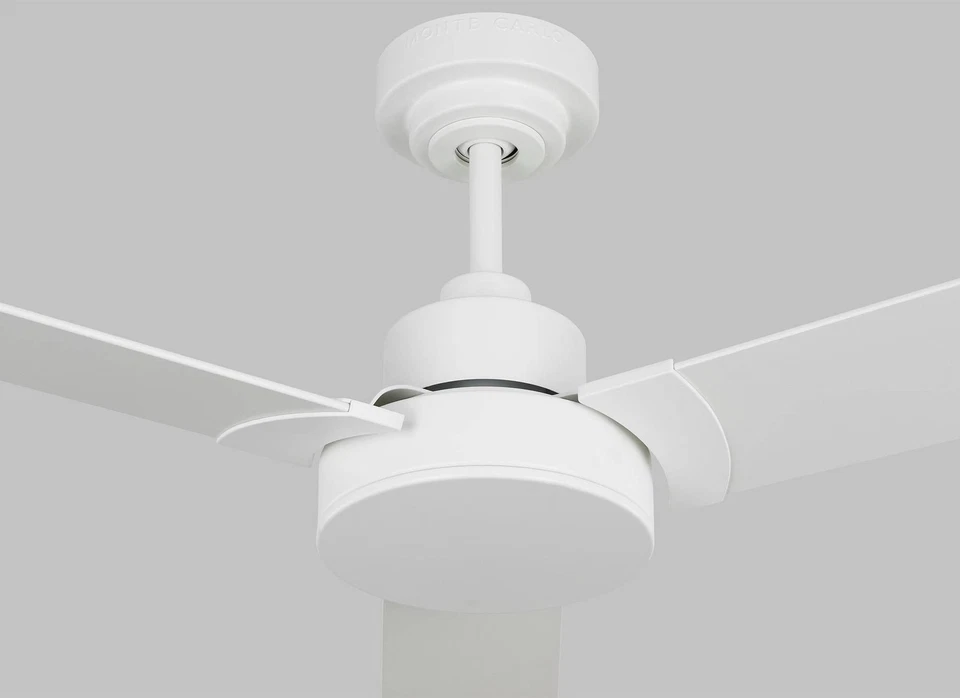 44" Visual Comfort Jovie Matte White Ceiling Fan with Wall Control - Image 2 of 3