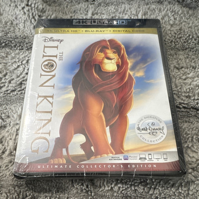 Brand new Lion King 4K Blu-ray + Digital Copy Ultimate Collector's Edition