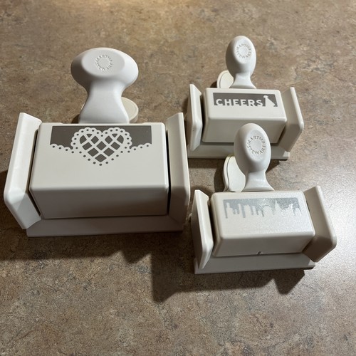 Lot of 3 Martha Stewart Paper Punches in Good Condition