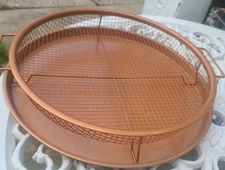 Chef Pomodoro Copper Crisper Tray Air Fryer Tray for Oven Deluxe Air Frying