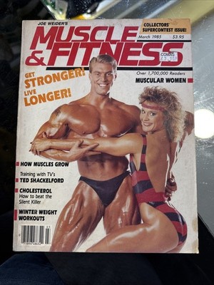 Joe Weider's Muscle & Fitness Magazine Vintage Bodybuilding March 1985 Gym