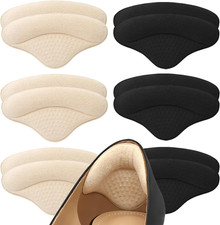6 Pairs Heel Pads Heel Grips Liner for Loose Shoes, Heel Cushion Pads Heel Inser