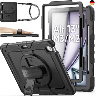 SEYMAC stock Hülle für iPad Air 13 Zoll (M3/M2) 2025 Air 7. / 2024 Air 6. G