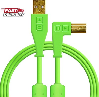 DJ Techtools Chroma Cables Right-Angled USB-A to USB-B Cable | 1.5M / 5 Ft | Aud
