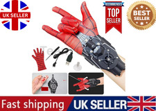 Kids Spiderman Web Shooter Toy Cosplay Launcher Spider Silk Glove Wrist Launcher