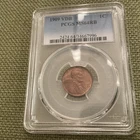 1909P VDB Lincoln Wheat Cent Coin MS/RB 64 PCGS