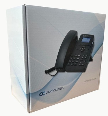 Audiocodes 405HD IP Phone black PoE Systemtelefon GGWV00597 VoIP-Telefon NEU