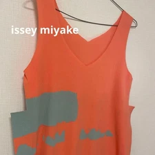 USED DISCOUNTED ISSEY MIYAKE APOC LONG DRESS UNUSED