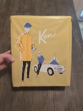 Vintage Ken Doll Yellow Vinyl Carry Case Vintage 1962 Barbie Mattel