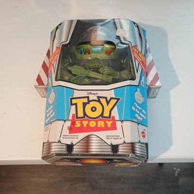 Vintage Buzz Lightyear in Rocket Box 1998 1st Gen Toy Story Mattel Sealed