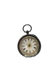 Antique Style Mechanical Pocket Watch Silver Case Roman Numerals Full Hunter — photo 6