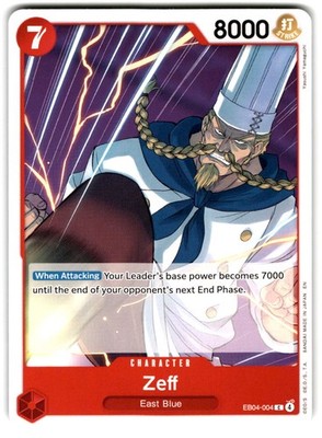 Zeff EB04-004 Adventure on Kami's Island One Piece TCG