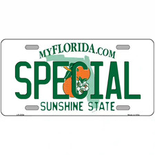 Special Florida Metal Sign